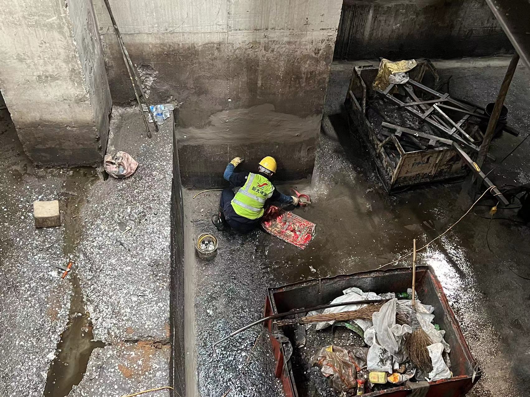 石家庄辛集基坑渗漏水堵漏